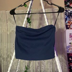 Shein Small Dark Blue Tube Top